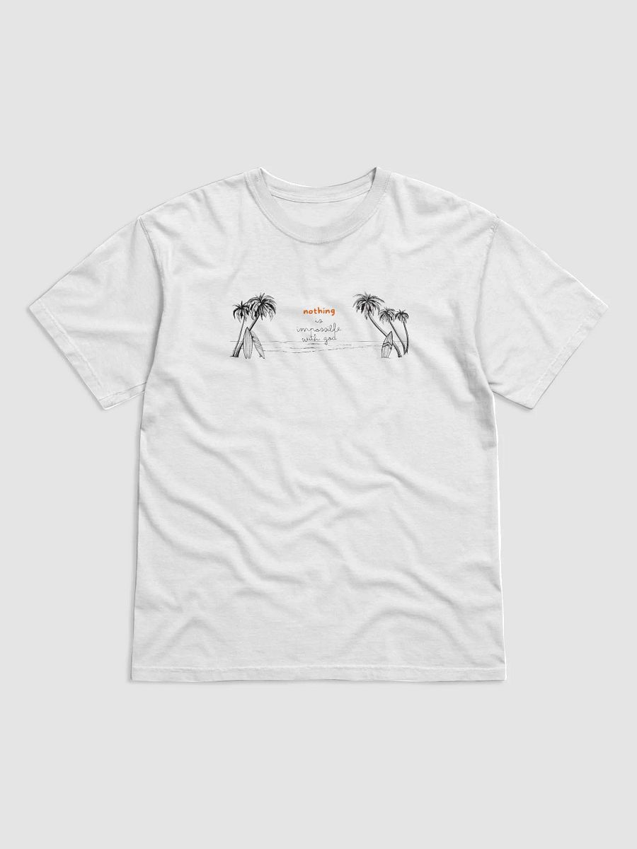 "Nothing Is Impossible" Palm Tee product image (1)