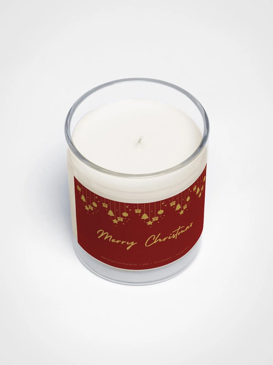 Golden Merry Christmas Soy Wax Candle product image (3)