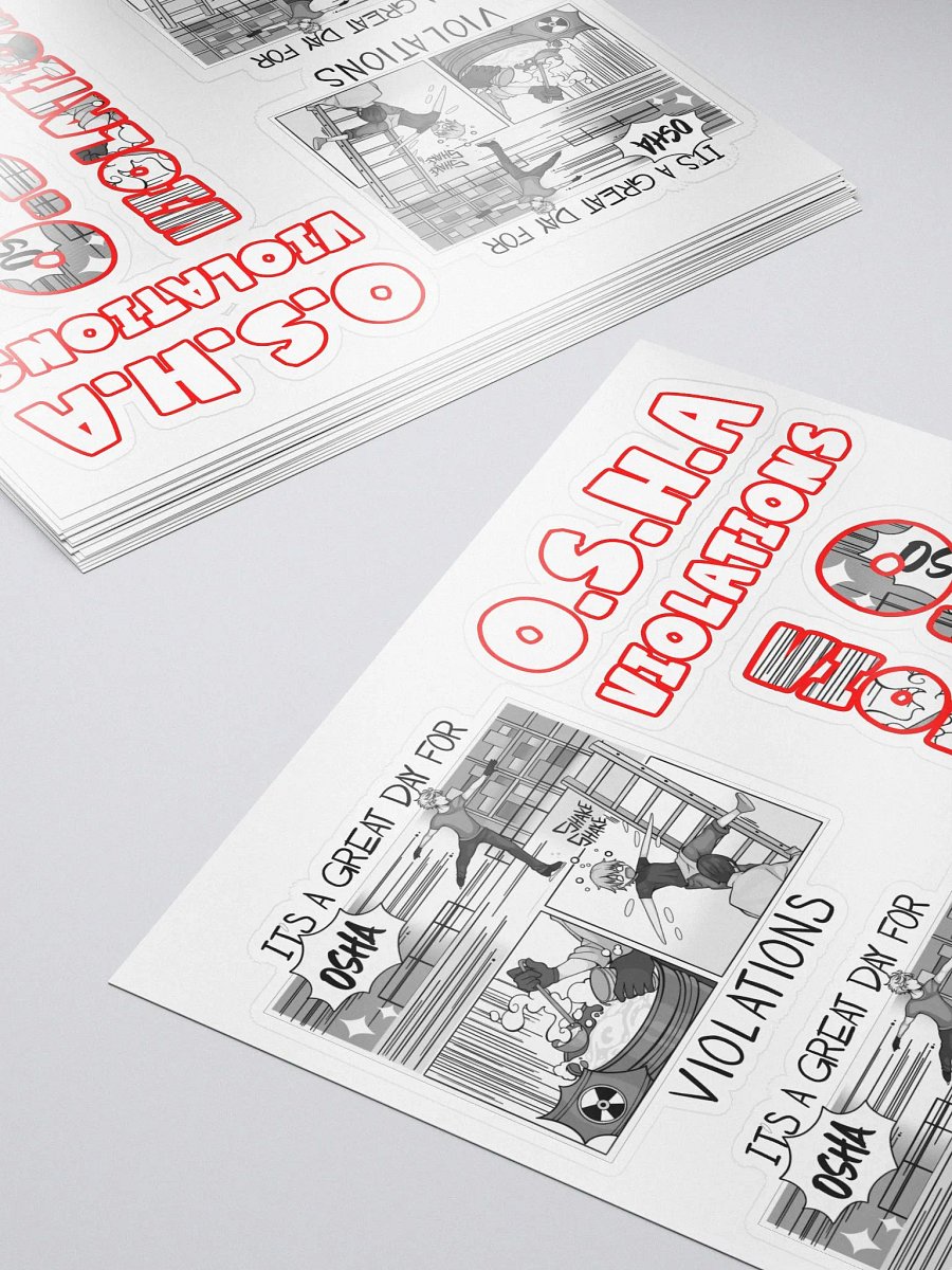 OSHA Sticker Sheet 2 product image (5)