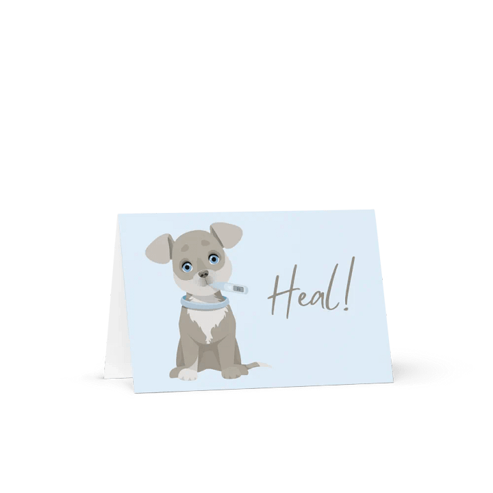 Get Well Soon Puppy and Thermometer product image (2)