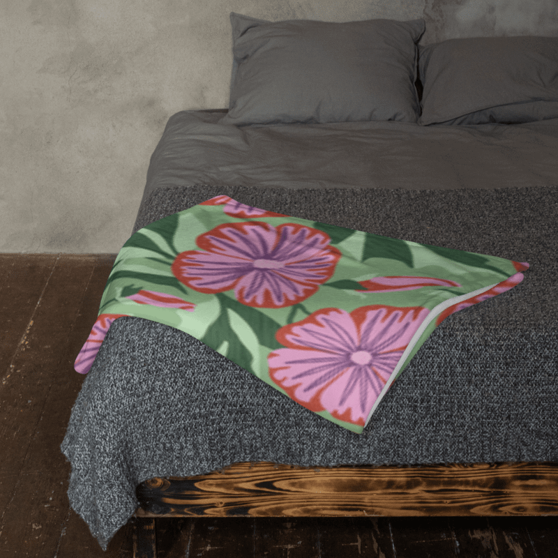 Flower Power Hour | Throw Blanket product image (7)