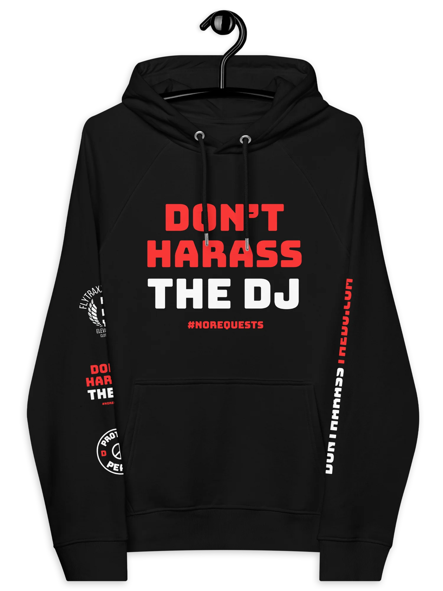 DONT HARASS THE DJ - Black Hoodie product image (2)