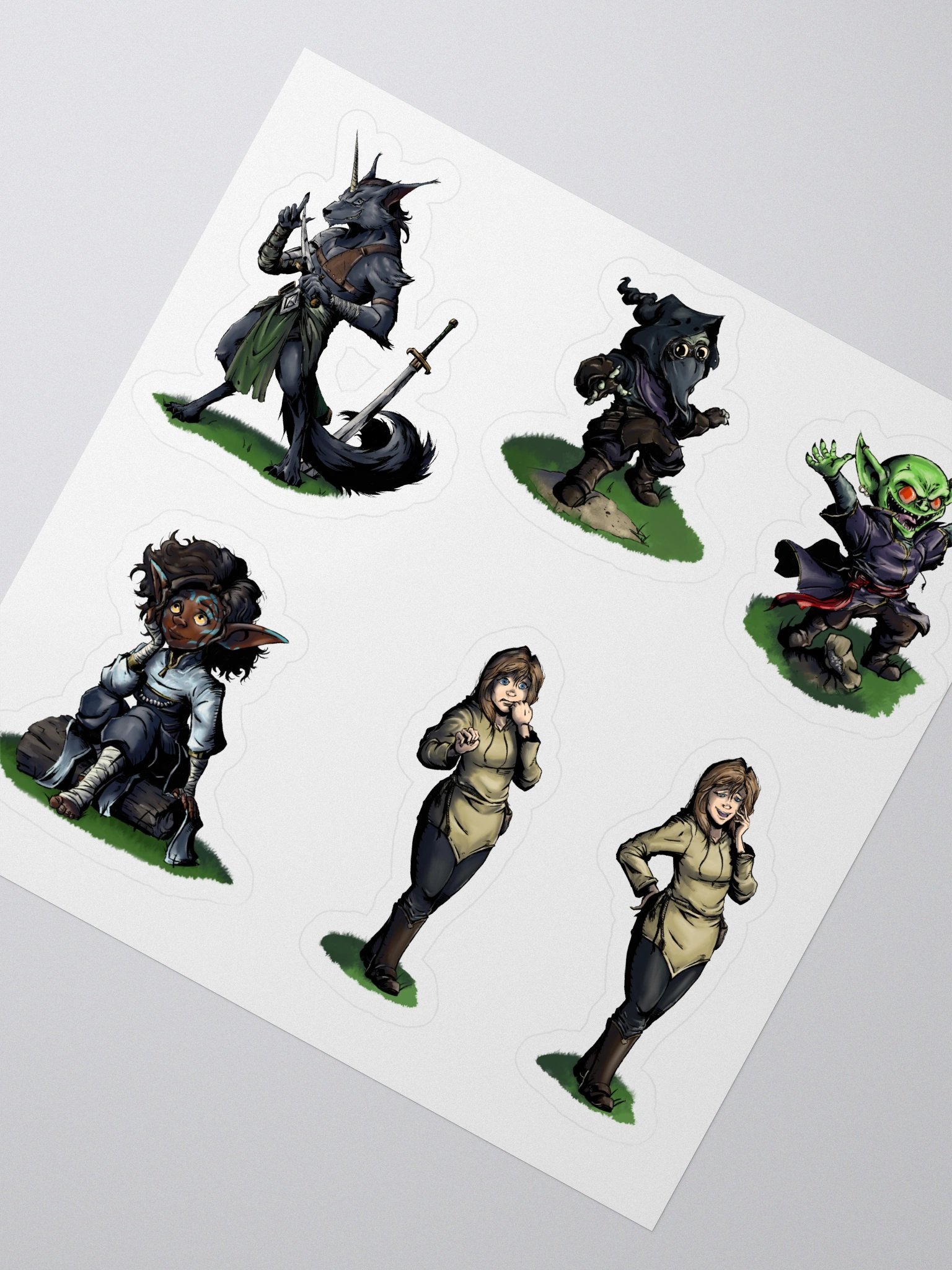 Tales of Teluria party stickers! product image (2)