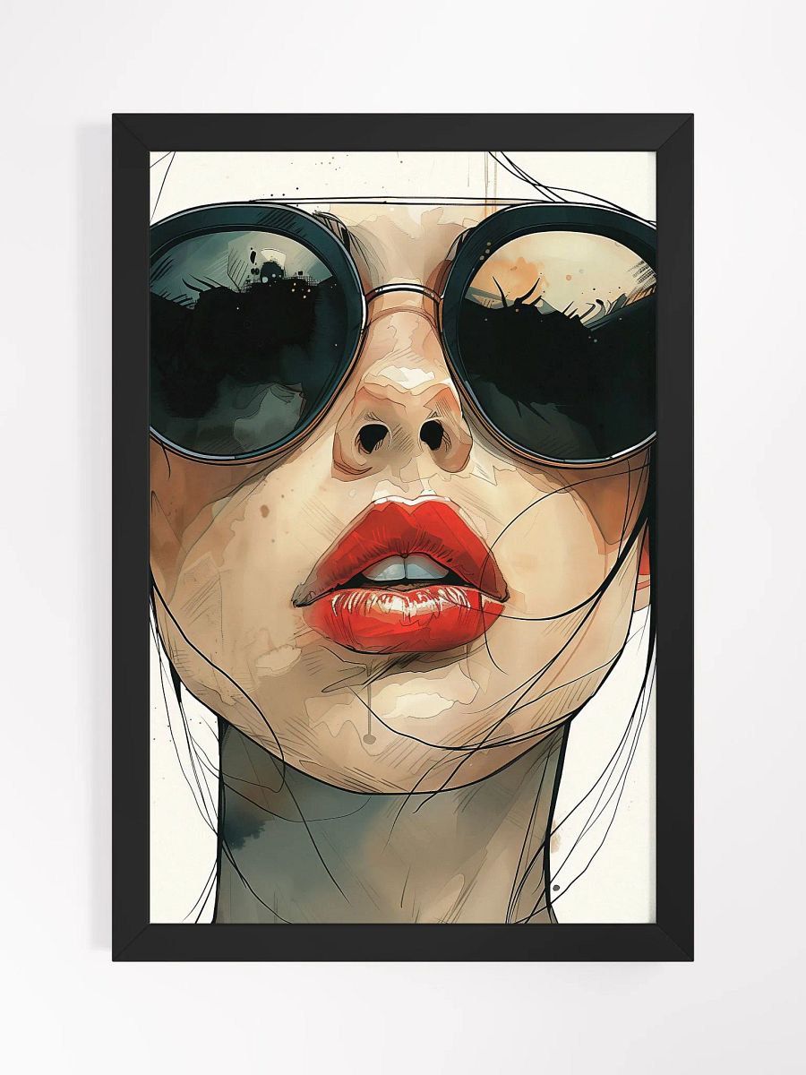 Bold Vision - Pop Art Poster - Framed product image (2)