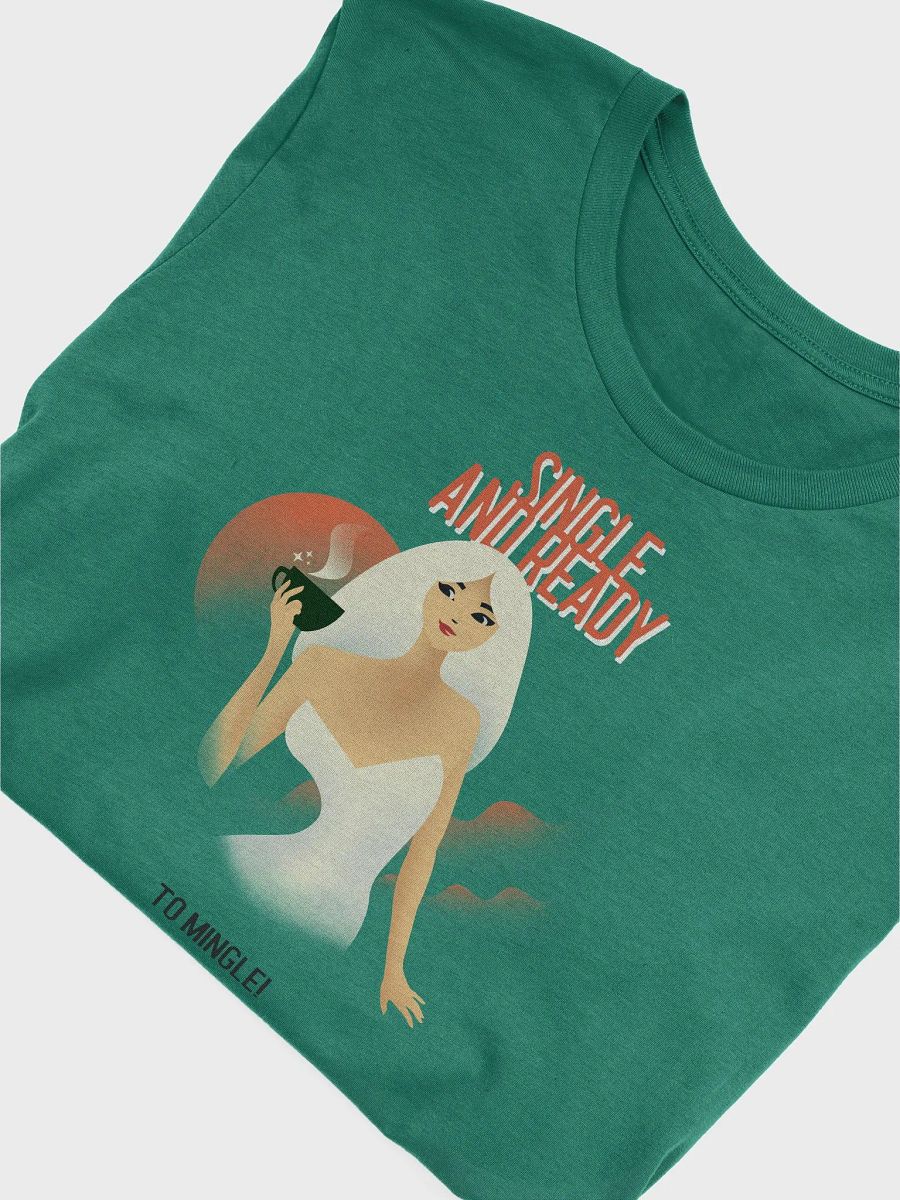 Groovy Single and Ready to Mingle T Shirt product image (5)