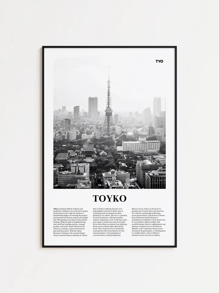 Tokyo 01 Newspaper Poster product image (1)