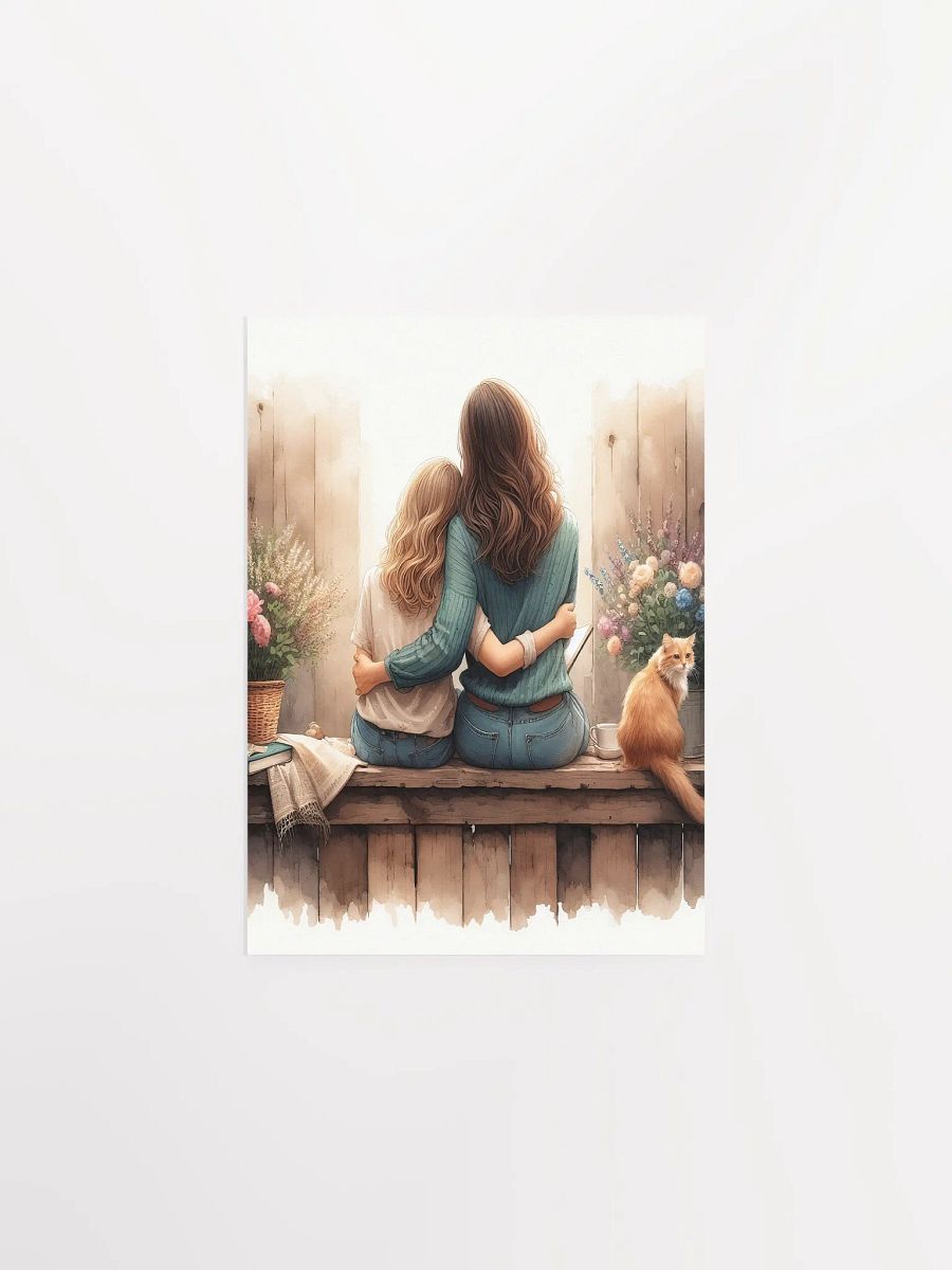 Mother and Daughter Bond Picture Perfect Poster | Mother's Day Gift product image (2)