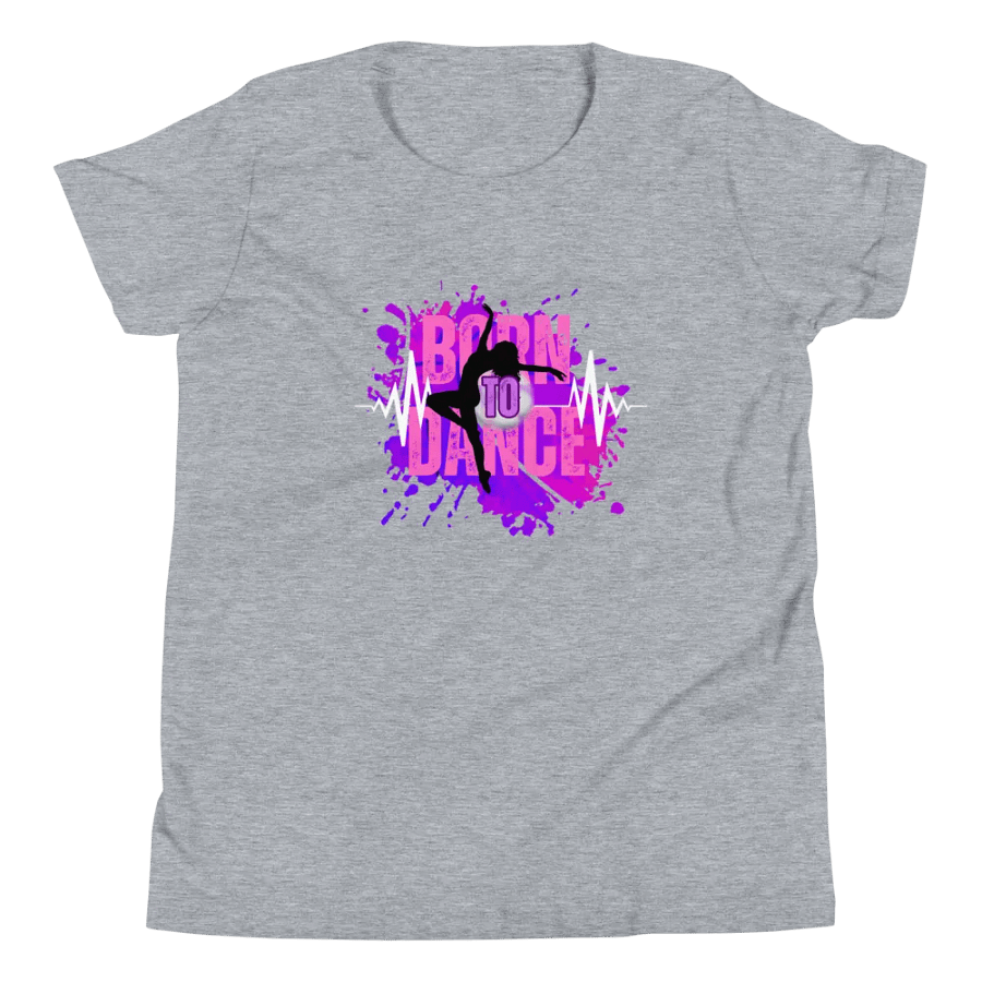 Born to Dance Her Silhouette Dynamic Dance Youth T-Shirt product image (6)