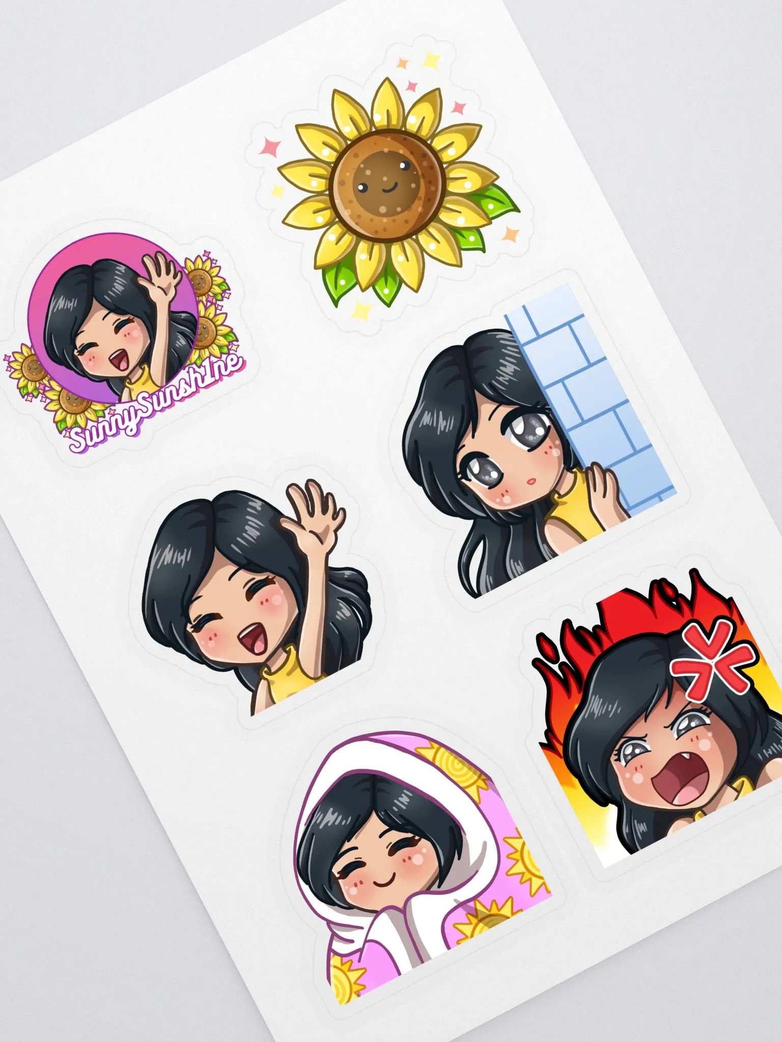 SunnySunsh1ne Emote Sticker Set 1 product image (1)