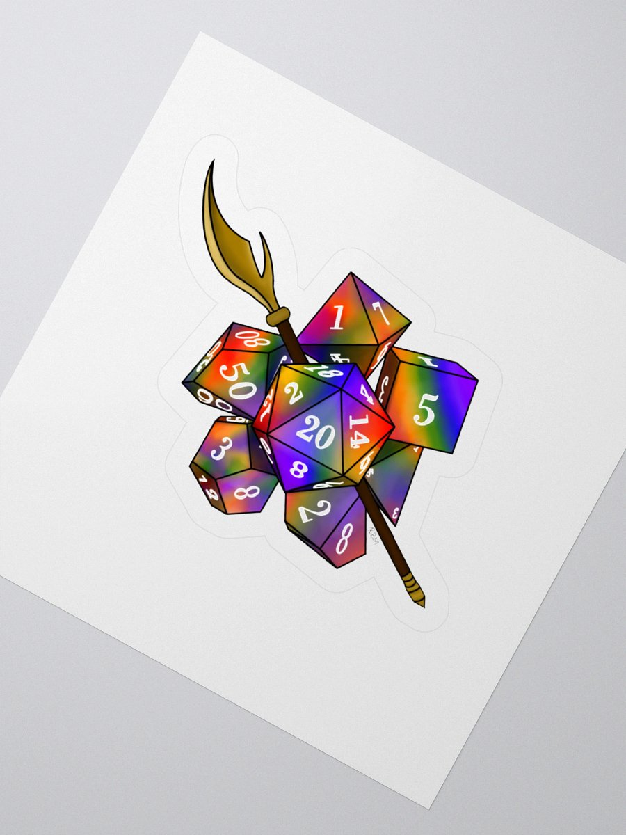 Rainbow Pride Dice Design product image (4)