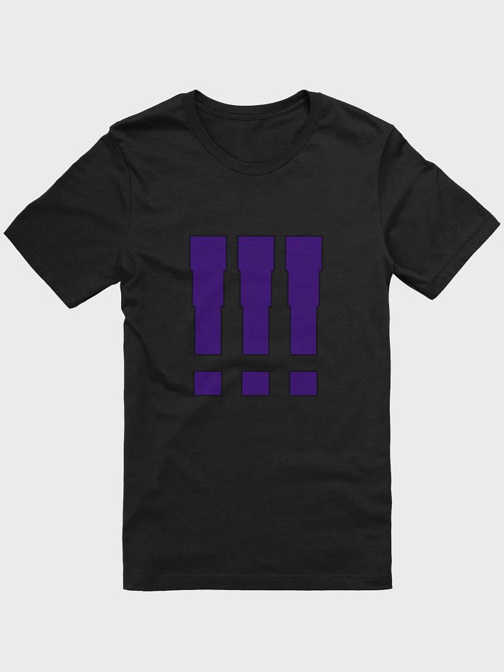 !!! | Black/Purple T-shirt product image (1)