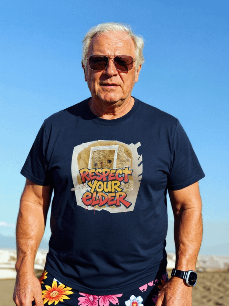 "Elder Bear" T-Shirt | Retro, Graffiti & Tech Mashup product image (1)