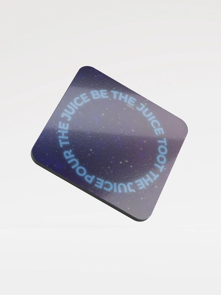 Pour. Be. Toot. Blue Text Coaster product image (1)