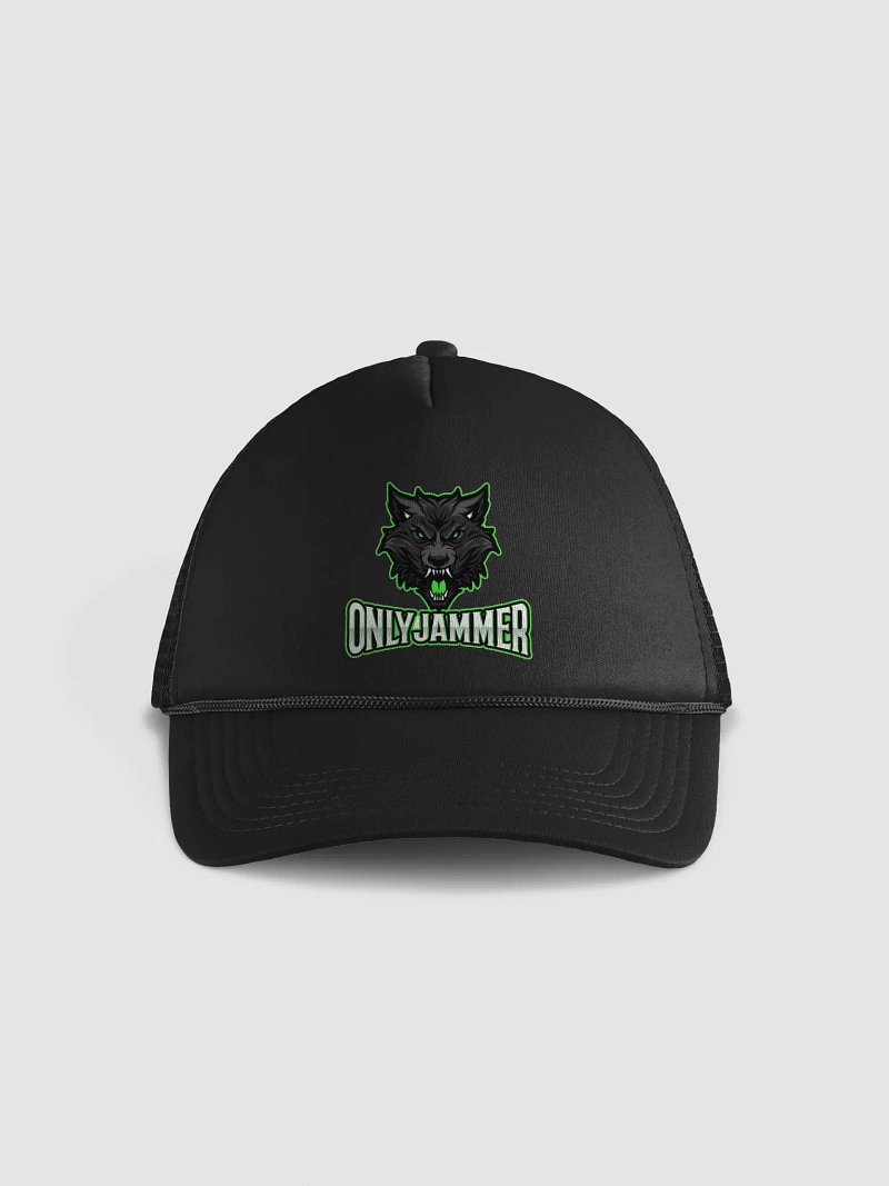 Neon Wolf Head Foam Trucker Hat