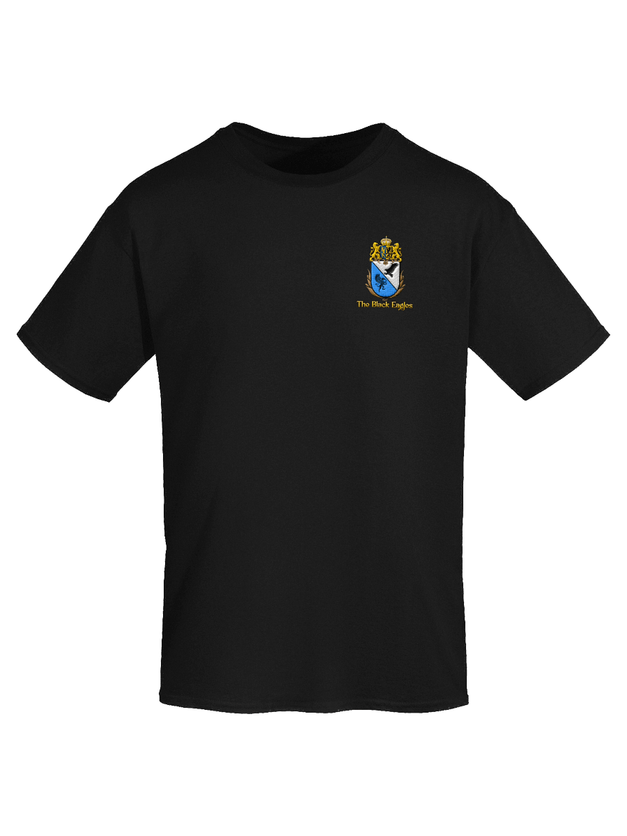 Black Eagles embroidered t-shirt product image (35)