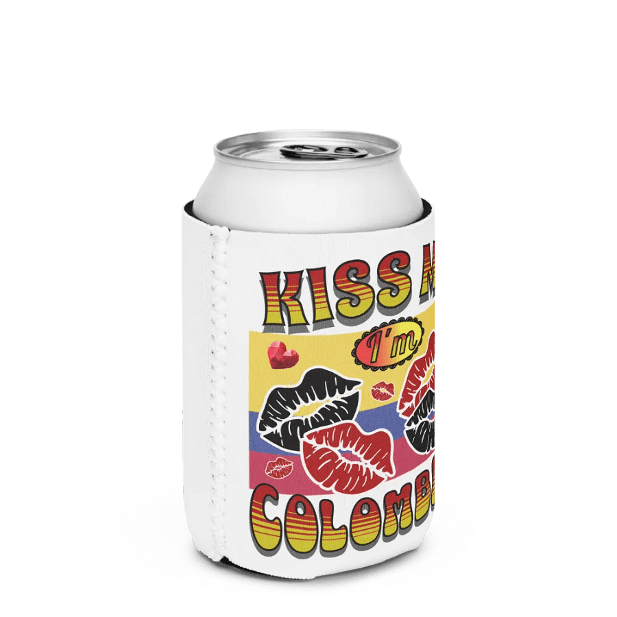 Kiss Me I'm Colombian Can Cooler product image (3)