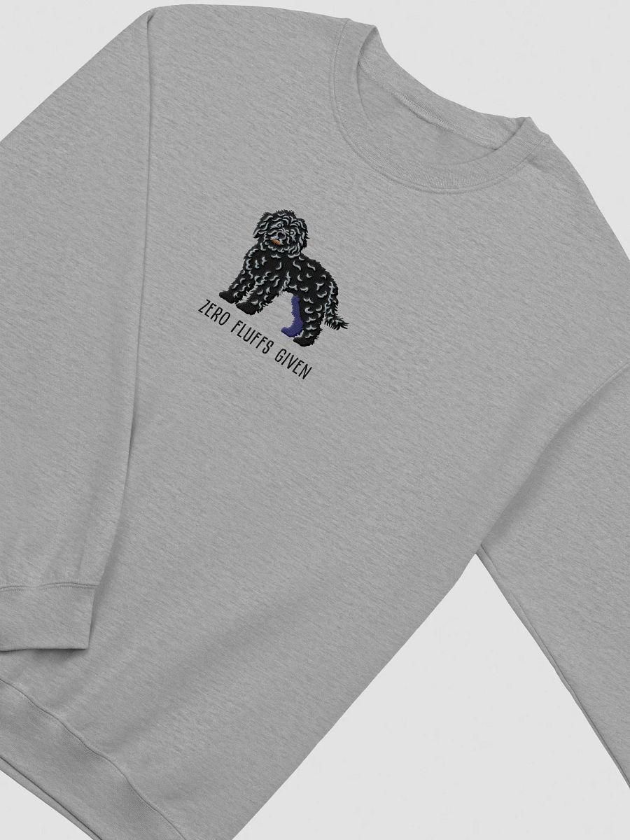 Zero Fluffs Given Sweatshirt (Embroidered) of a Cockapoo(Black) product image (12)