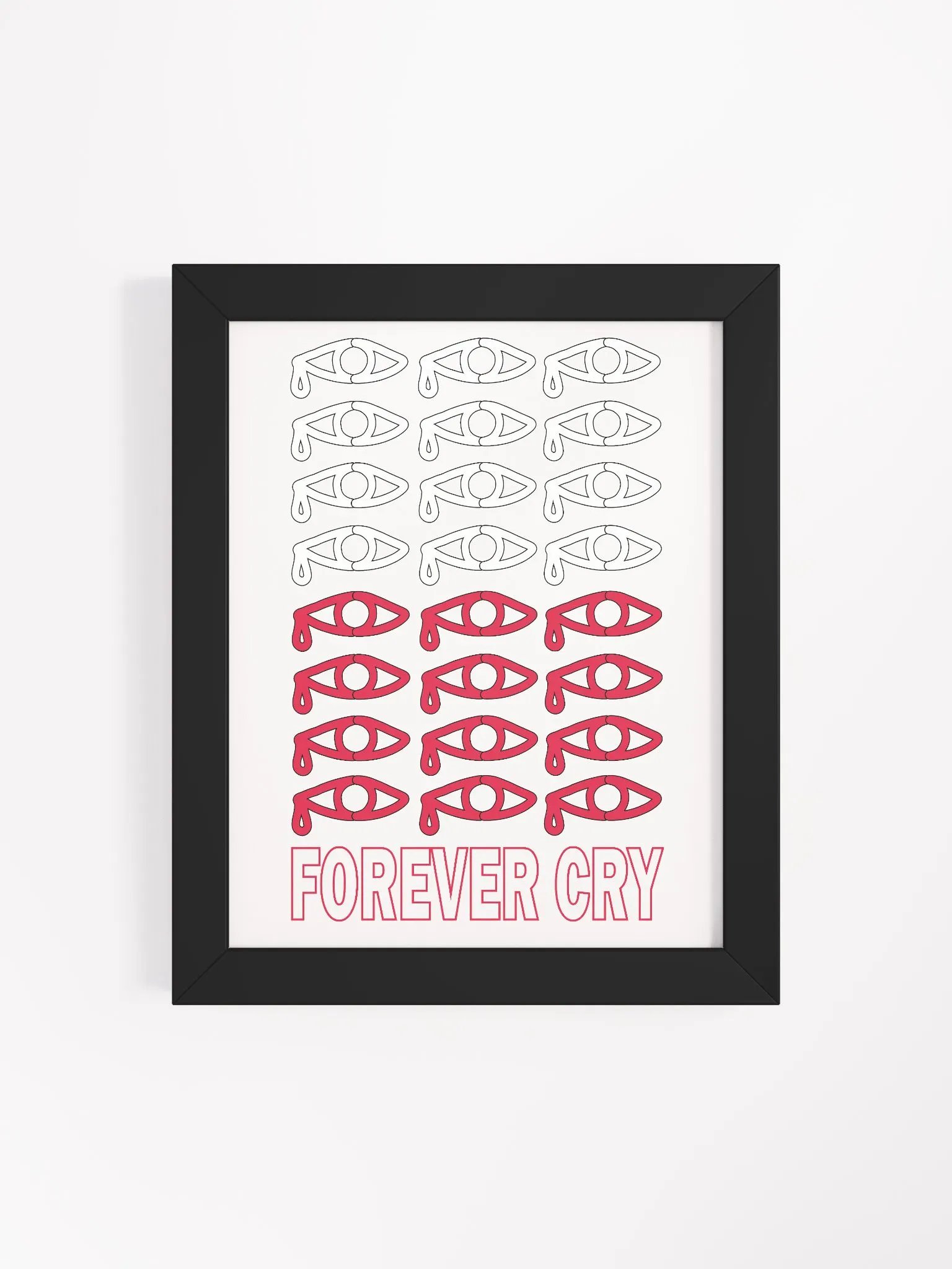Poland - Forever Cry - Framed High-Quality Matte Poster product image (3)