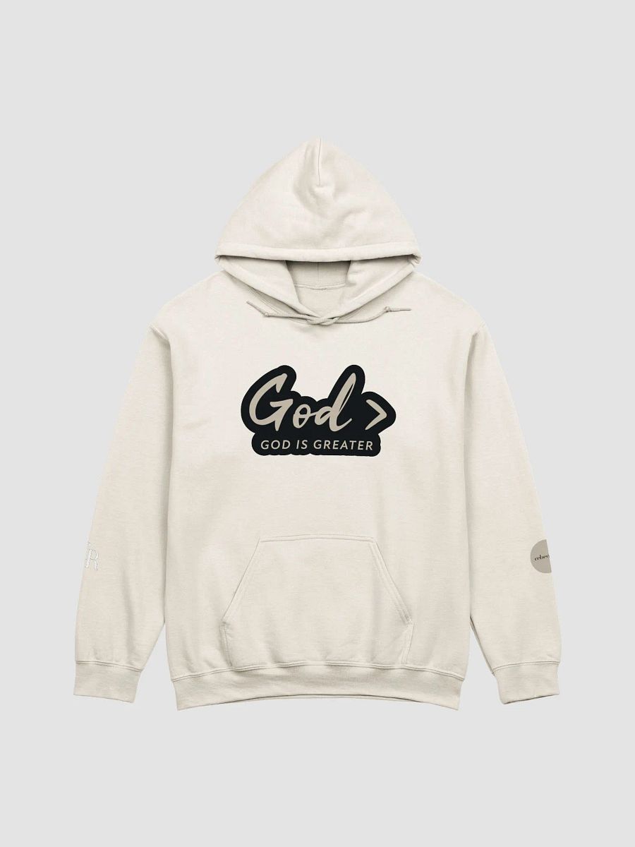 God > HOODIE - (TAN TEXT) product image (4)
