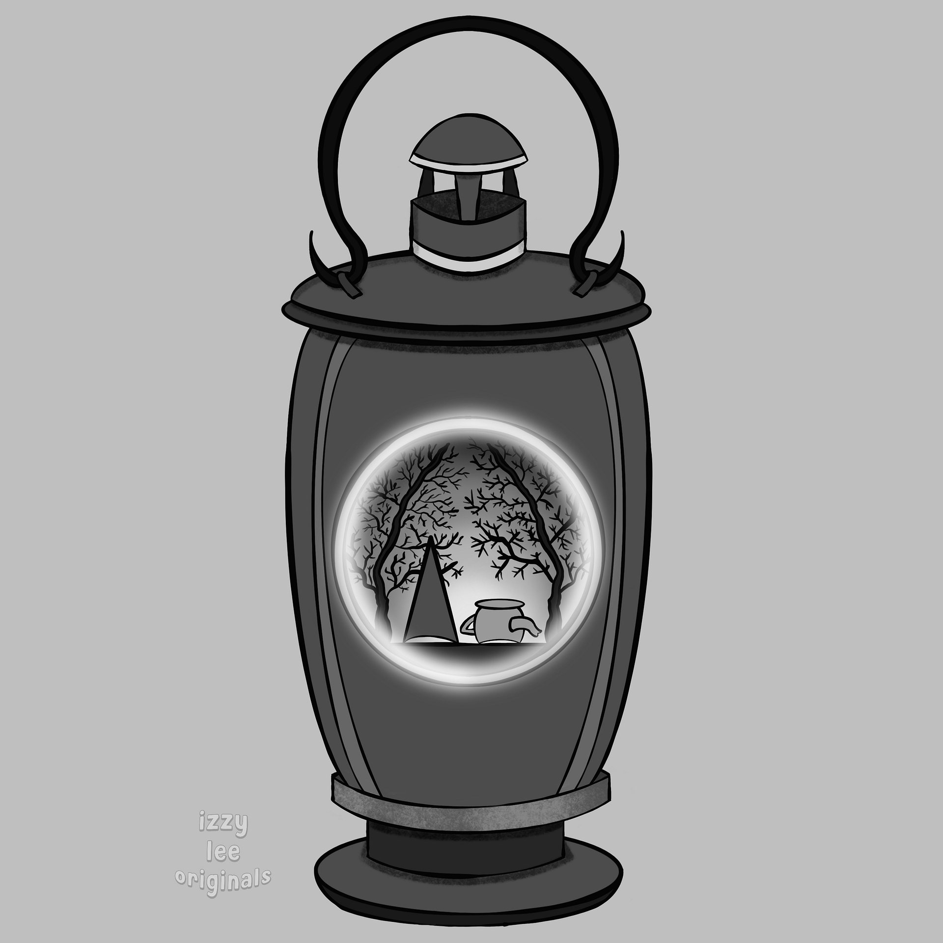 The Dark Lantern Print product image (1)