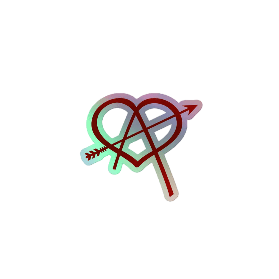 Anarchy Love Holo Sticker product image (1)