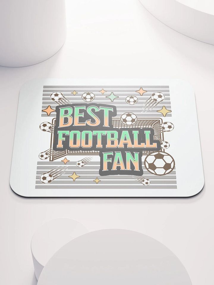 Best Football Fan Star Motion Mouse Pad product image (1)