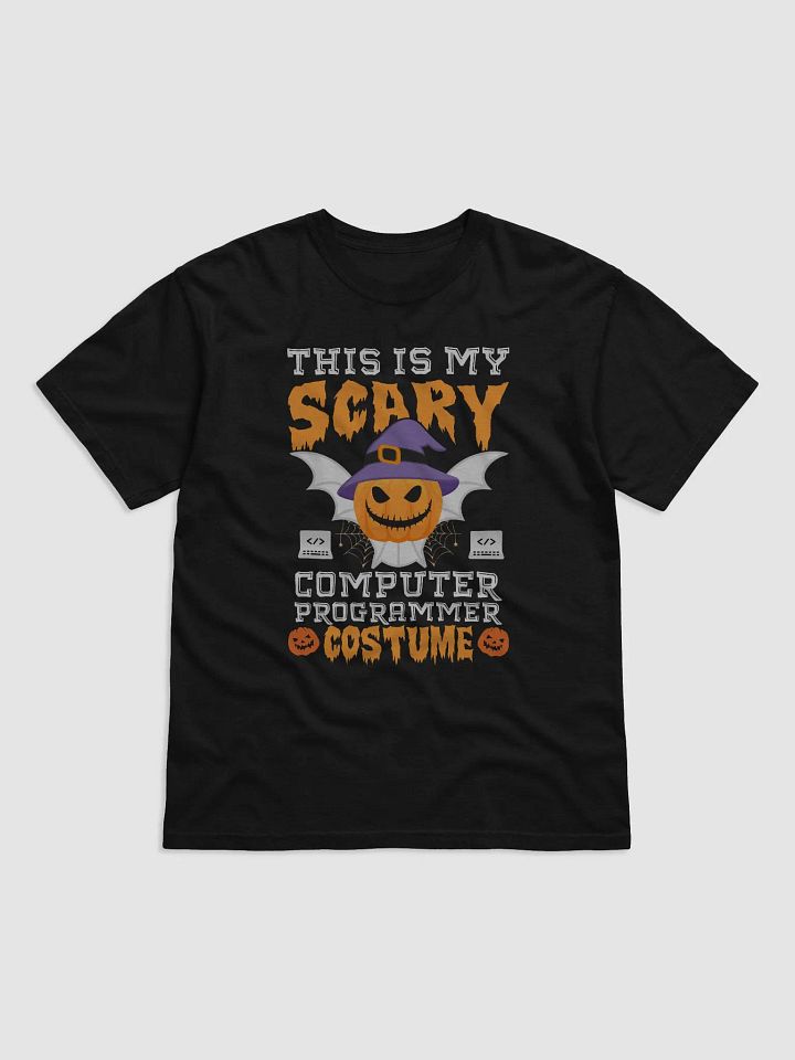 Halloween Programmer T-Shirt: This is my scary computer programmer costume product image (2)
