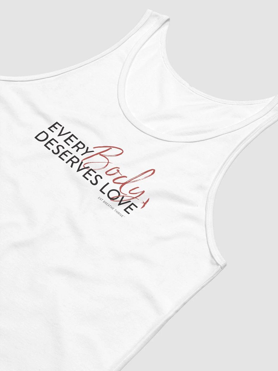 Every Body Deserves Love | white tank product image (3)