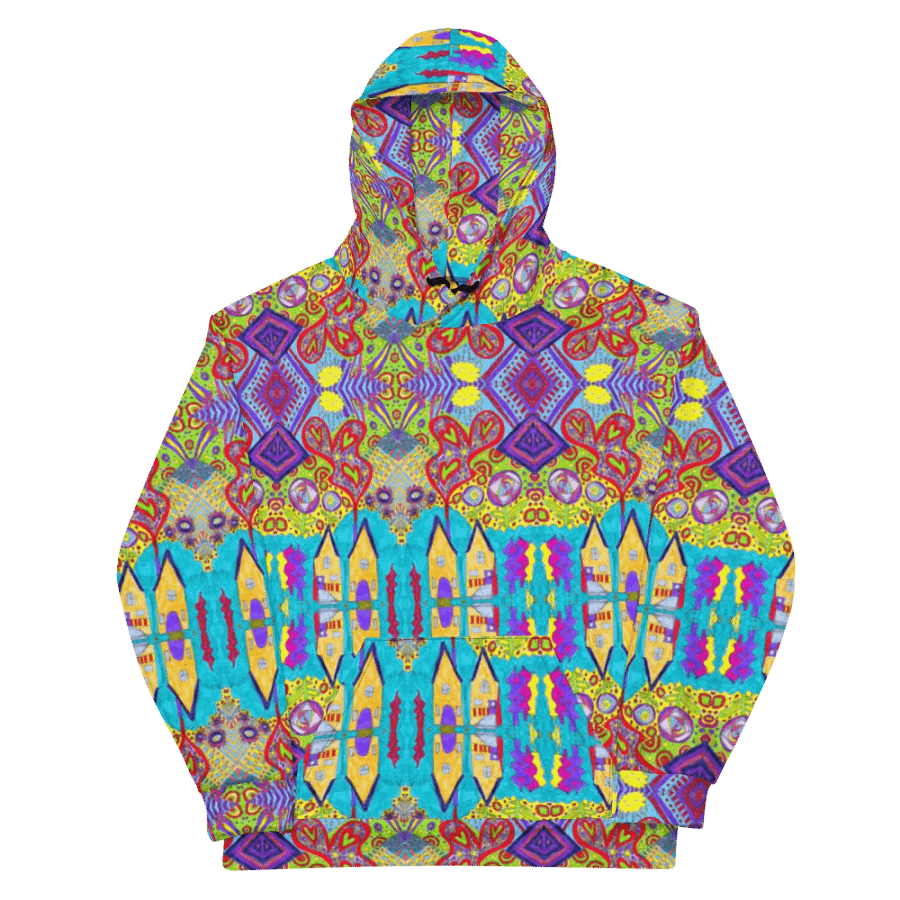 Abstract Doodle Happiness Unisex Hoodie product image (12)