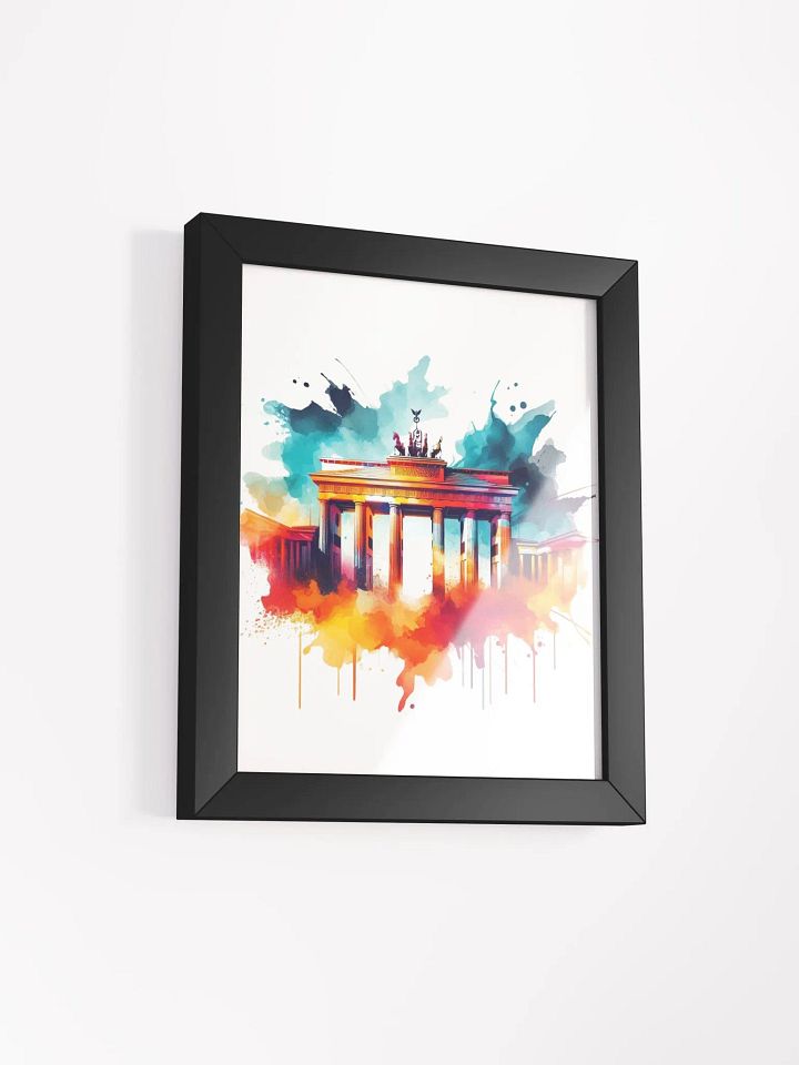 Framed High-Quality Matte Poster (in) | AI Design: Berlin Cityscape Creations product image (3)