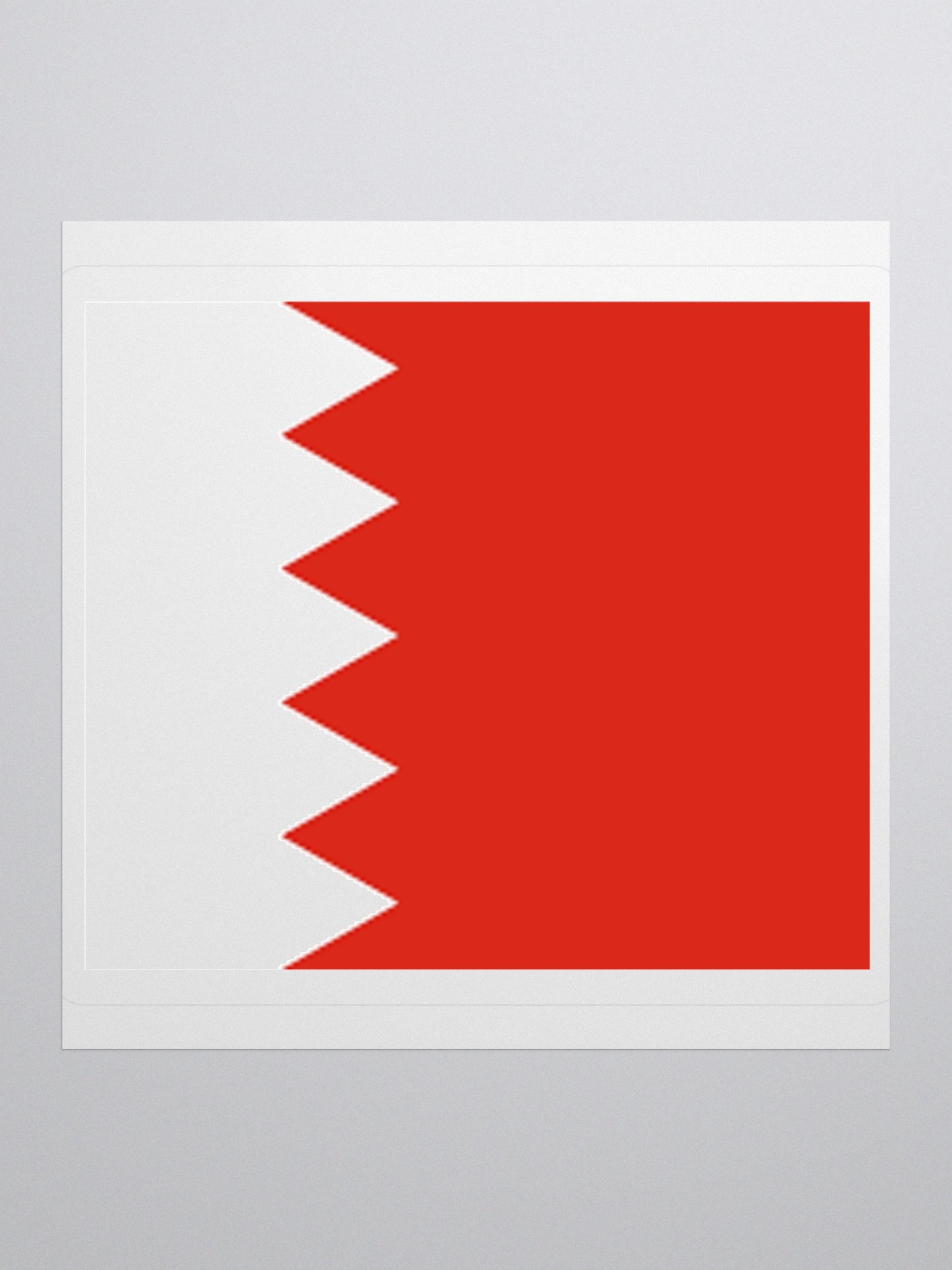 Exclusive Bahrain Flag Kiss-Cut Stickers - High-Quality Vinyl, Multiple Sizes product image (1)