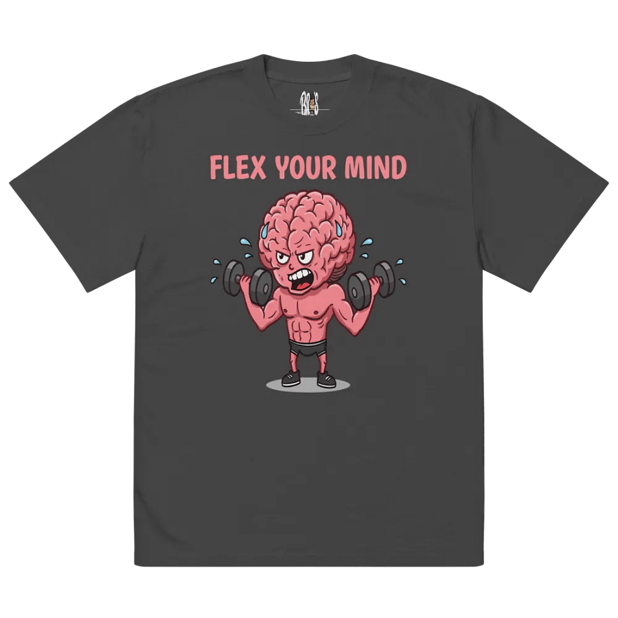 Flex Your Mind Oversized faded tee product image (2)