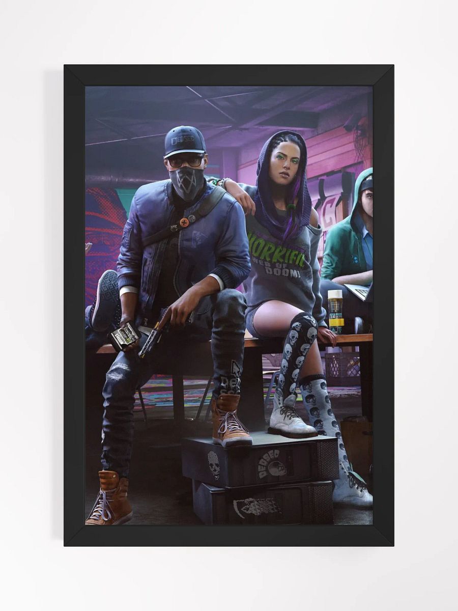 Watch Dogs 2 Decorative Canvas 🎮🖼️ product image (1)