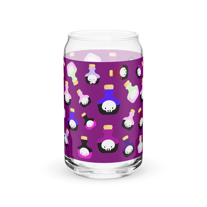 Cute Skull Potion Can-Shaped Glass product image (2)
