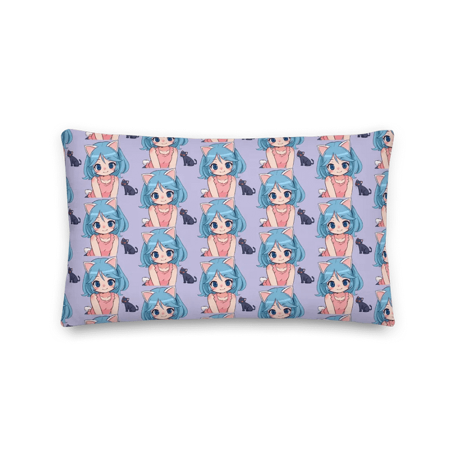 Whimsical Cat-Eared Dreamer Pillow product image (5)