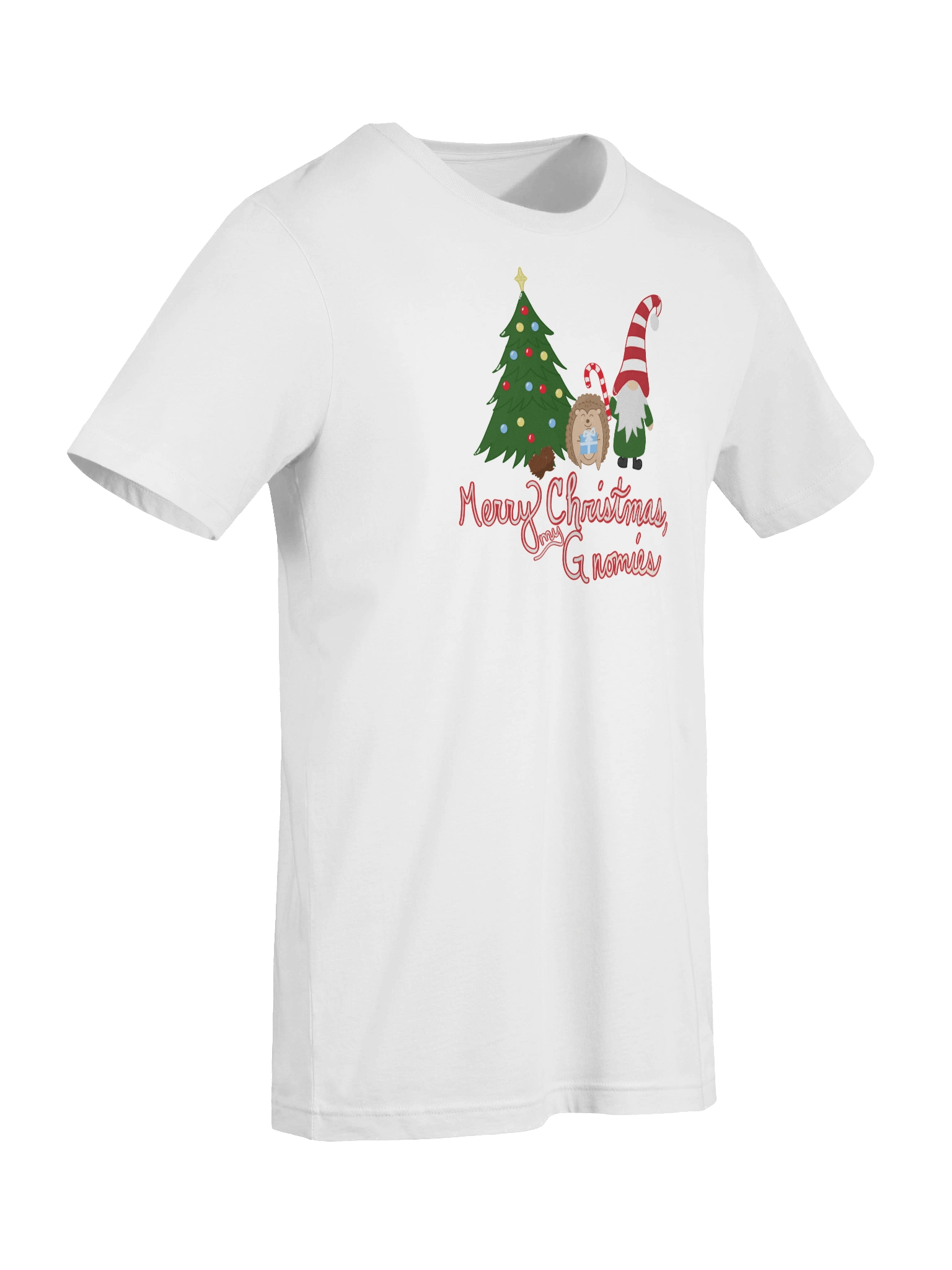 Christmas with my Gnomies "Merry Christmas" Design Bella+Canvas Supersoft T-Shirt product image (76)
