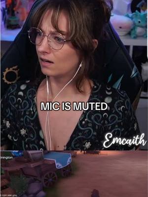 Sometimes we just have one of those days where we tell a bit of IRL lore with the mic completely muted 🥸 #muted #twitch #palia #streamerproblems #technicaldifficulties 