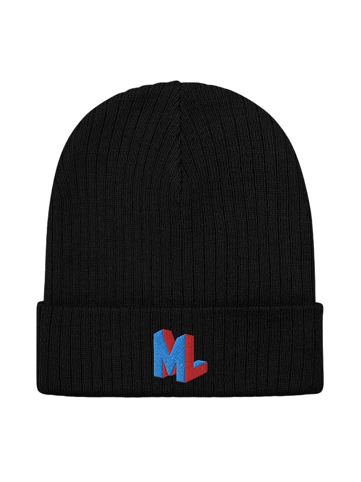 Embroidered Initials - Ribbed Knit Beanie product image (1)