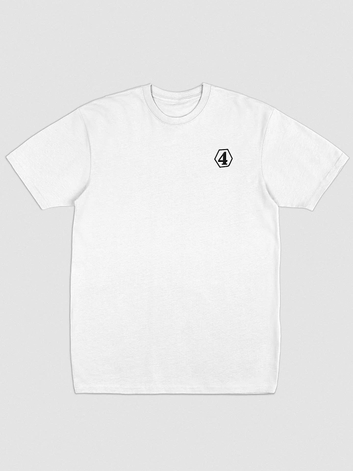 4 Mana embroided White T-Shirt product image (1)