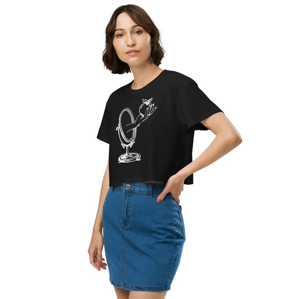 Hand in Mirror 2 Women's Crop Top product image (3)