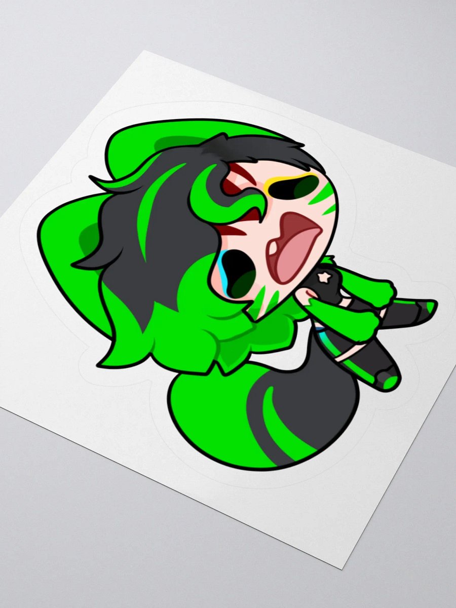 Mega - Green Sticker product image (3)