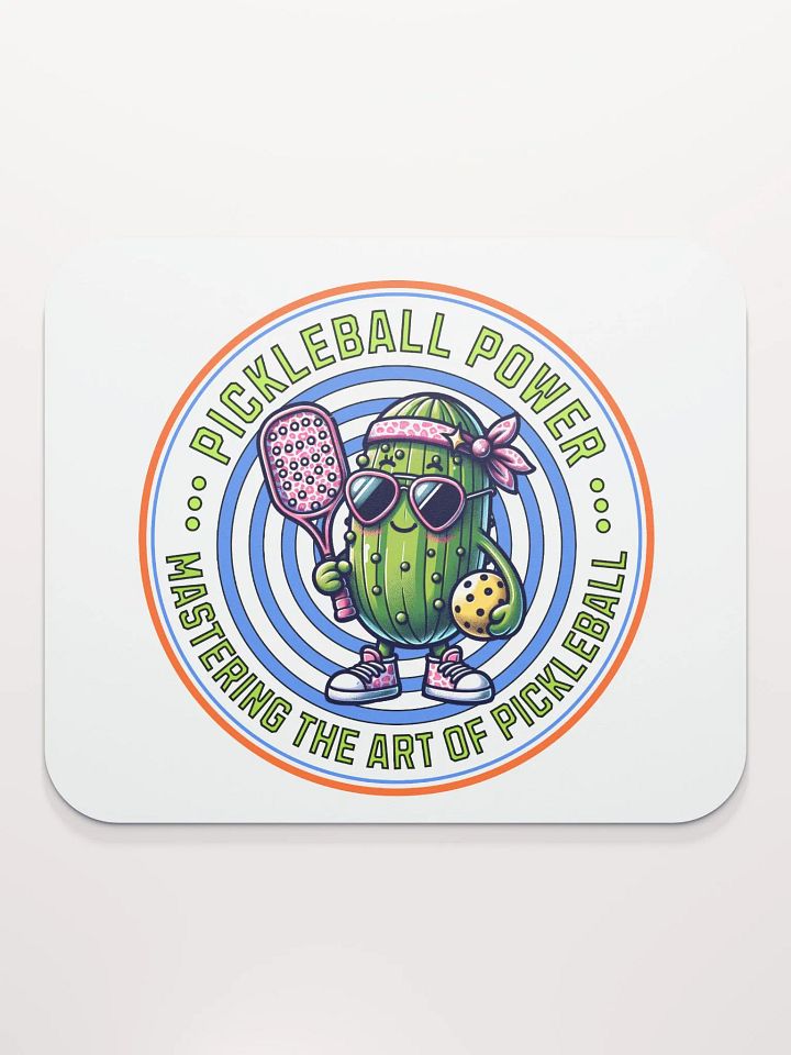 Pickleball Power Mastering The Art Of Pickleball Mouse Pad product image (1)