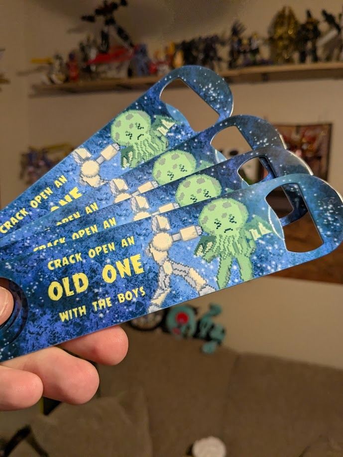"Crack Open An Old One" - Sublimated Bottle Opener product image (1)