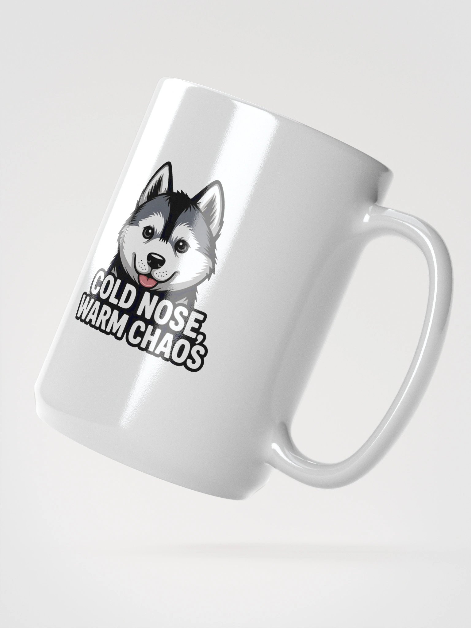 Chaos Husky White Mug product image (3)
