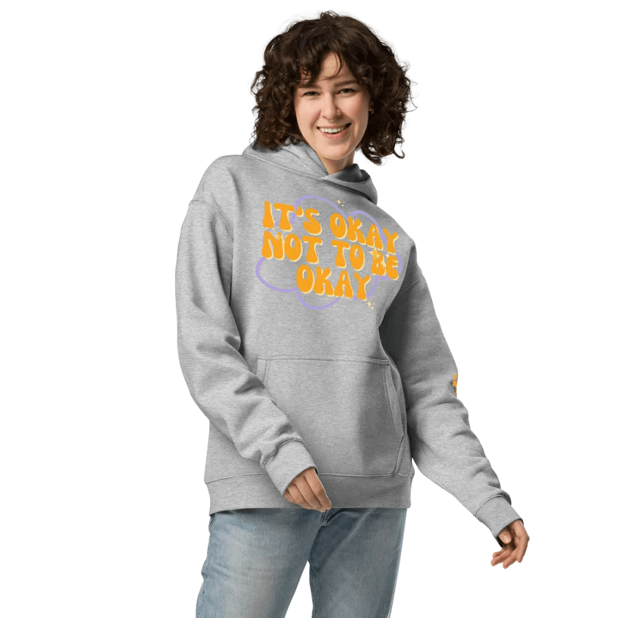 AS Colour Unisex Premium Oversized Hoodie - It's okay... product image (3)