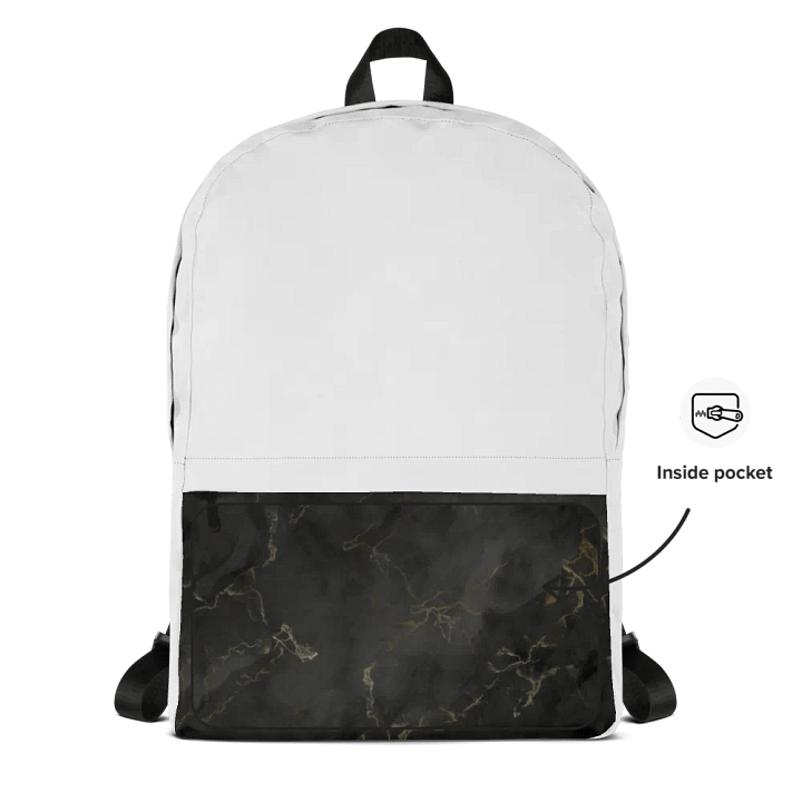 Marble Elegance All-Over Print Backpack product image (2)