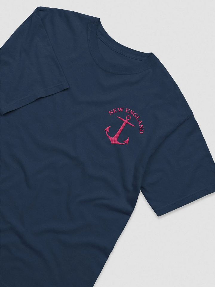 New England Left Side Pink Embroidery Tee product image (1)