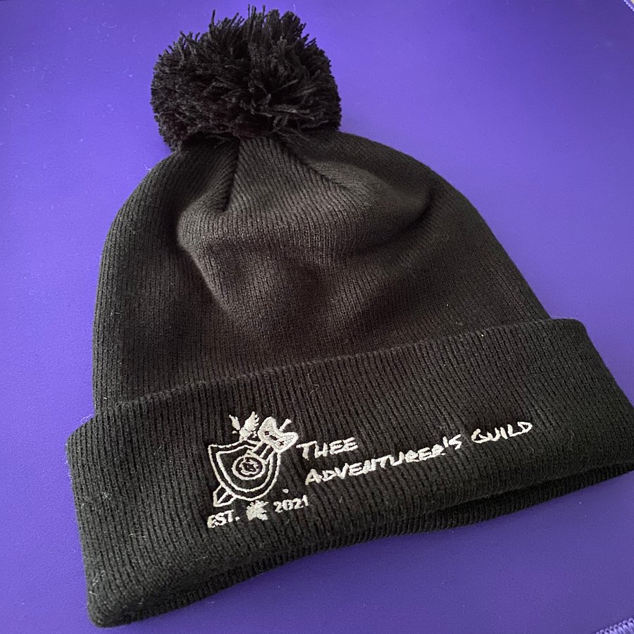 Thee Adventurer's Guild - Pom-Pom Beanie - BLACK product image (1)
