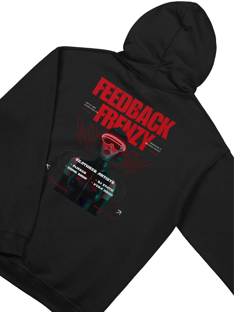 Feedback Frenzy Cyberpunk Hoodie product image (4)