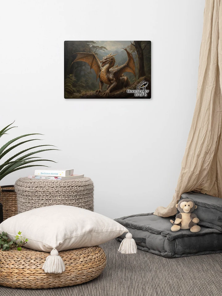 Enchanted Forest Dragon: Fantasy Art Canvas product image (2)